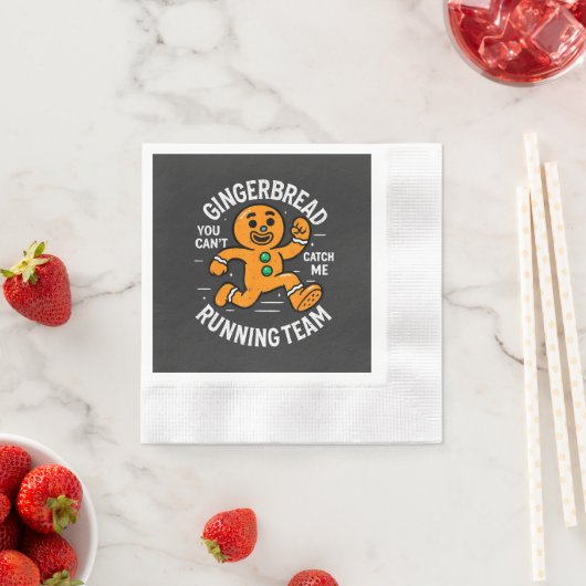 Lebkuchen-Laufteam Serviette (Beispiel)