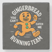 Lebkuchen-Laufteam Steinuntersetzer (Vorderseite)