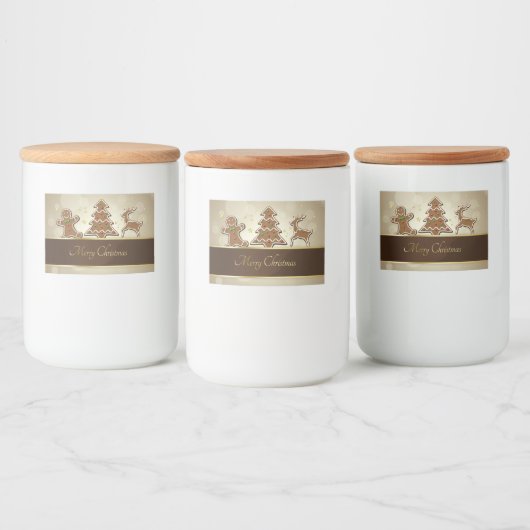 Lebkuchen Lebensmitteletikett (Flaschen)