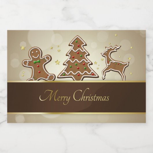 Lebkuchen Lebensmitteletikett (Einzelnes Label)