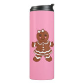 Lebkuchen-Mädchen-Thermobecher Thermosbecher (Nach links gedreht)