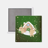 Lebkuchen Magnet (Vorderseite/Rückseite)