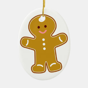 Lebkuchen-Mann-Andenken-Verzierung Keramik Ornament
