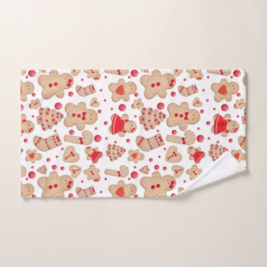 Lebkuchen Mann Backkost Rustikaler Urlaub Badhandtuch Set (Handtuch)