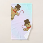 Lebkuchen Mann Badezimmer Handtuch Set (Handtuch)