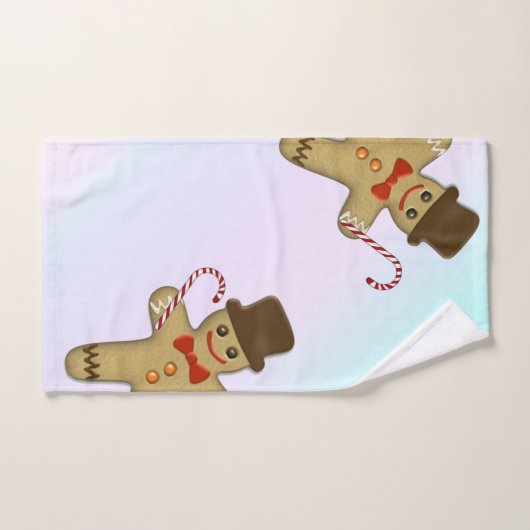 Lebkuchen Mann Badezimmer Handtuch Set (Handtuch)