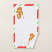 Lebkuchen-Mann-Badezimmer-Tuch-Set Badhandtuch Set (Handtuch)