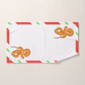 Lebkuchen-Mann-Badezimmer-Tuch-Set Badhandtuch Set (Handtuch)