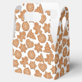 Lebkuchen Mann Cookies Niedlich Weihnachten Geschenkschachtel (Geöffnet)