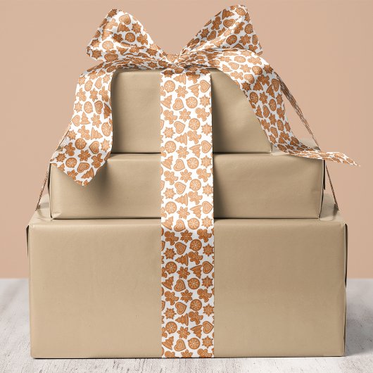 Lebkuchen Mann Cookies Niedlich Weihnachten Satinband