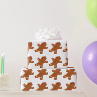 Lebkuchen-Mann-Entwurf Geschenkpapier