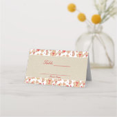 Lebkuchen Mann gebackene Kekse Rustikale Whimsical Platzkarte (Rückseite)