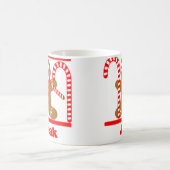 Lebkuchen-Mann-Gefängnis-Bruch Kaffeetasse (Mittel)