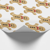 Lebkuchen-Mann-Geschenkverpackung Geschenkpapier (Ecke)