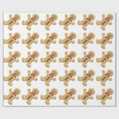 Lebkuchen-Mann-Geschenkverpackung Geschenkpapier (Flach)
