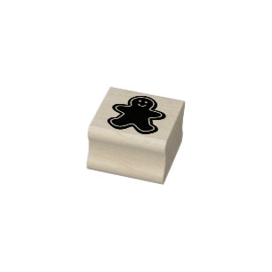 Lebkuchen-Mann Gummistempel