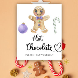Lebkuchen Mann - Hot Schokolade Bar Poster