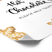 Lebkuchen Mann - Hot Schokolade Bar Poster (Ecke)