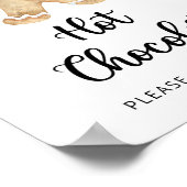 Lebkuchen Mann - Hot Schokolade Bar Poster (Ecke)