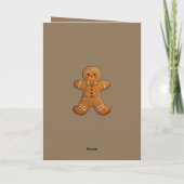 Lebkuchen-Mann-Kekse Süße Weihnachten (Rückseite)