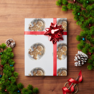 Lebkuchen-Mann-Kekse Whimsical Weihnachten Geschenkpapier