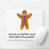 Lebkuchen-Mann Mousepad (Mit Mouse)