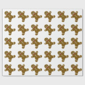 Lebkuchen-Mann-Packpapier Geschenkpapier (Flach)