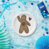 Lebkuchen Mann Pappteller (Party)