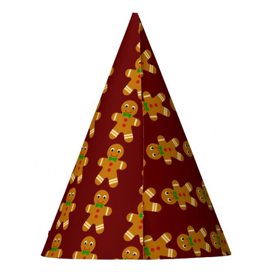 Lebkuchen-Mann Partyhütchen (Rückseite)