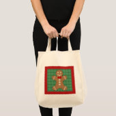 Lebkuchen-Mann-Plätzchen-Taschen-Tasche Tragetasche (Vorderseite (Produkt))