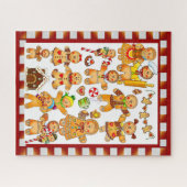 Lebkuchen-Mann-Puzzle Puzzle (Horizontal)