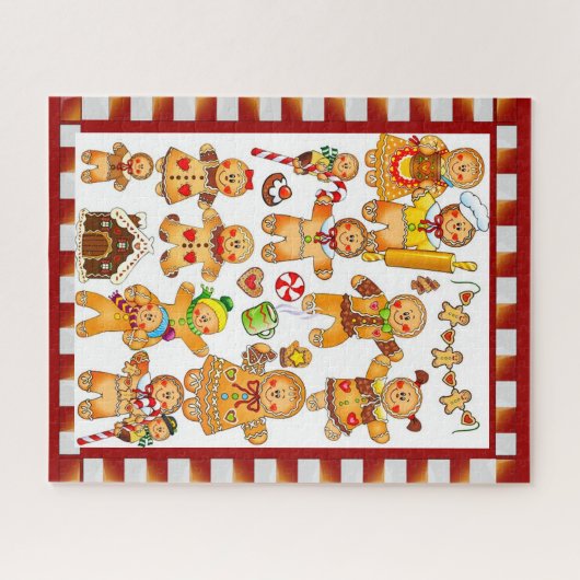 Lebkuchen-Mann-Puzzle Puzzle (Horizontal)