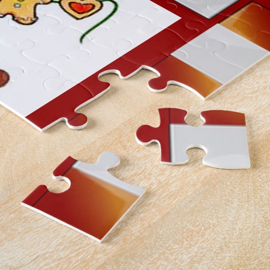 Lebkuchen-Mann-Puzzle Puzzle (Seite)