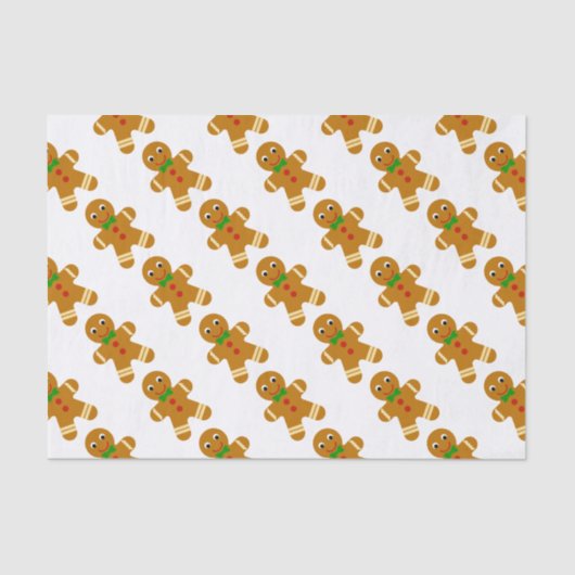 Lebkuchen-Mann Seidenpapier (Vorderseite)