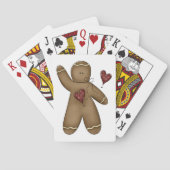 Lebkuchen Mann Spielkarten (Rückseite)