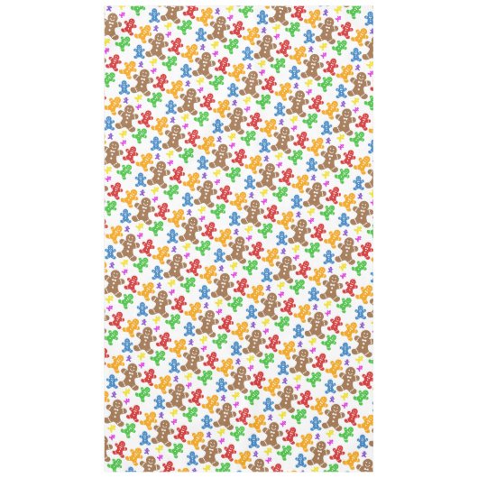 Lebkuchen-Mann-Tischdecke Tischdecke (Vorderseite)