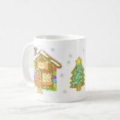 Lebkuchen-Mann u. Frauen-WeihnachtsTasse Kaffeetasse (Vorderseite Links)