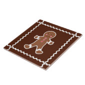 Lebkuchen-Mann-Untersetzer-Fliese Fliese (Seite)