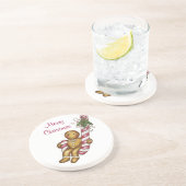 Lebkuchen-Mann-Untersetzer Untersetzer (Seite)