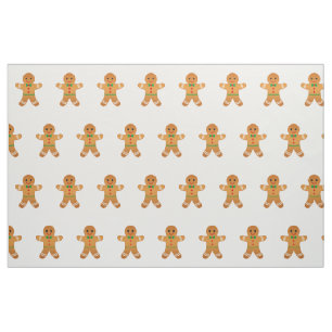 LEBKUCHEN-MANN - Weihnachtsgewebe Stoff