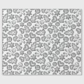 Lebkuchen-Mann-Weihnachtsplätzchen Geschenkpapier (Flach)