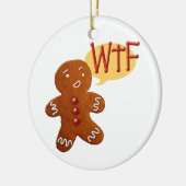 Lebkuchen-Mann WTF Keramikornament (Links)