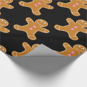 Lebkuchen-Männer Geschenkpapier (Ecke)