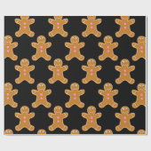 Lebkuchen-Männer Geschenkpapier (Flach)