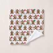 Lebkuchen Männer - Handtuch Badhandtuch Set (Waschlappen)