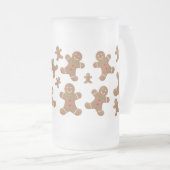 LEBKUCHEN-MÄNNER MATTGLAS BIERGLAS (VorderseiteRechts)