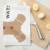 Lebkuchen Männer mit Namen Handtuch (Viertel Falte)