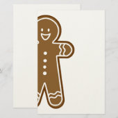 Lebkuchen-Mannplätzchen Briefpapier (Vorne/Hinten)