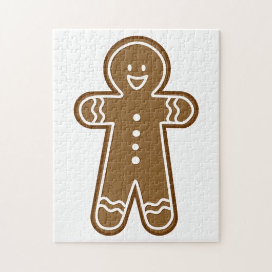 Lebkuchen-Mannplätzchen Puzzle (Vertikal)