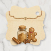 Lebkuchen-Markt Geschenkanhänger (Rückseite)